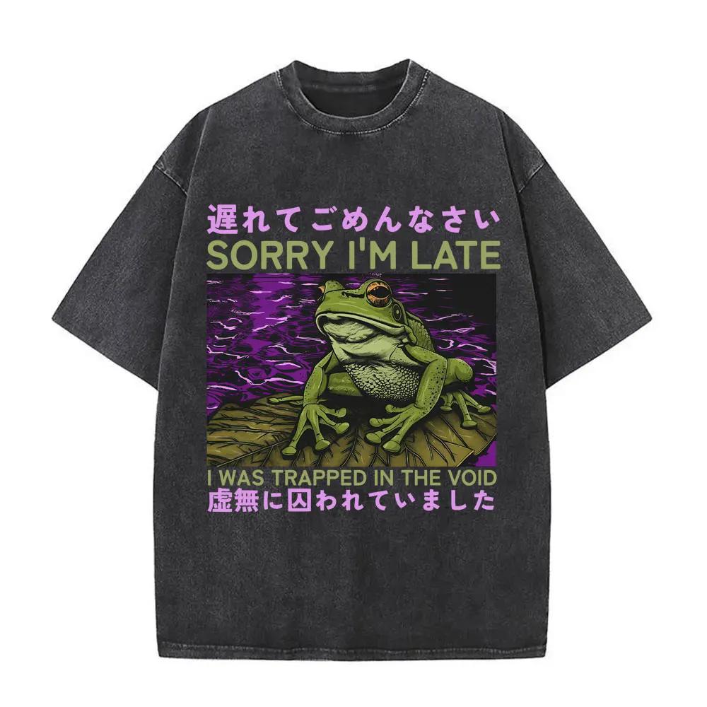 Talloze Gruwelen Wachten Maar Ik Blijf Trouw Aan De Kaas T-shirt Grappig Japanse Stijl Muis Rat Retro Gewassen T-shirt Unisex