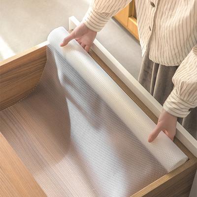 Shelf Drawer Liner Durable Cabinet Mat Cuttable Non-Slip Waterproof EVA Paper Kitchen Refrigerator Cupboard Protector Mat