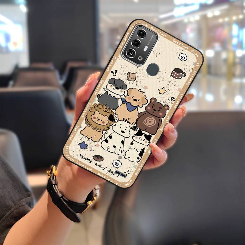 Back Cover Durable Phone Case For ZTE Blade A53 Pro Fashion Design Soft case Full wrap Shockproof Protective Waterproof