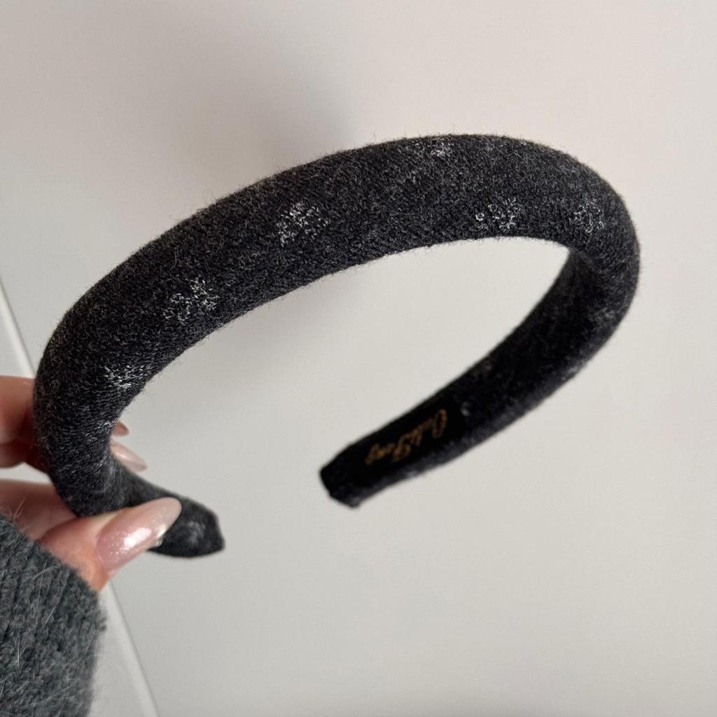 Blumen-Stoff-Stirnband mit Schwammkopf für Herbst/Winter - Elegantes Damen-Haaraccessoire