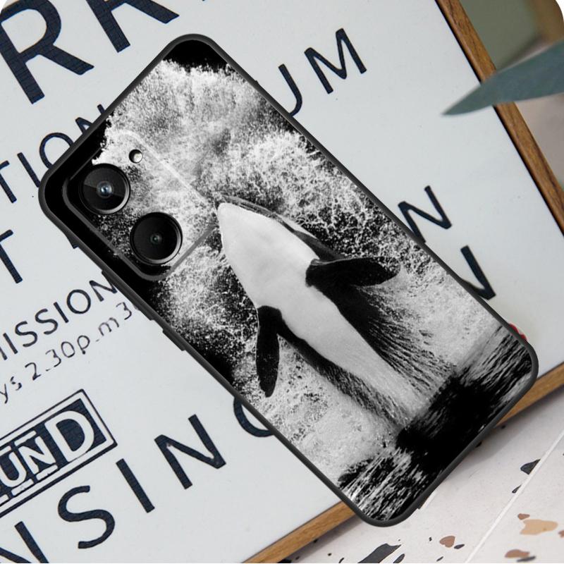Killer Whale Orca For Realme 12 Pro Plus 9 10 11 GT5 C51 C31 C67 C55 C53 C35 C33 C30 C21Y C25s GT Neo 6 Case