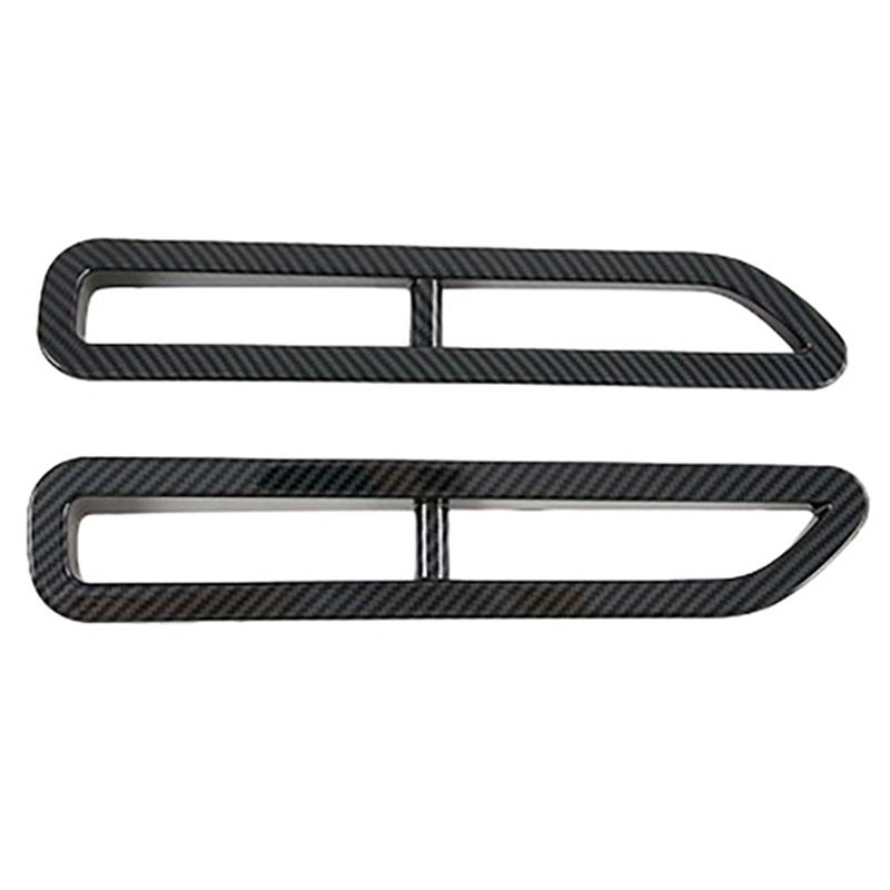 Car Rear Tail Fog Light Lamp Frame Cover Rear Tail Fog Light Lamp Frame Cover For Ford F-150 2017- Carbon fiber pattern