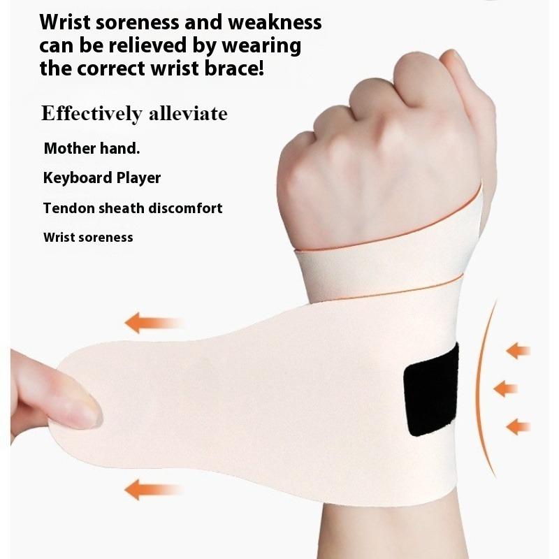 Adjustable Thin Compression Wrist Wraps Compression Wrist Support Exercise Strap Band Wristbands for Work Fitness Weightlifting