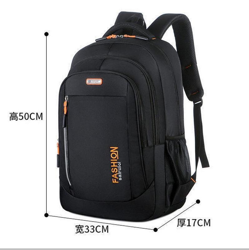 Mochilas escolares para adolescentes varones De gran capacidad Nylon negro  Multifuncional College Middle High Student Mochilas Hombres 2021 - comprar  a precios bajos en la tienda en línea Joom