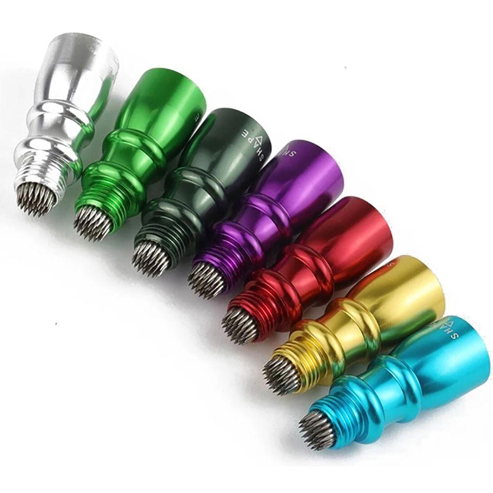 Colorful Cue Tip Shaper 3 in 1 Shaper Aerator Tapper Durable Tip Trim Tool  Billiard Snooker Pool