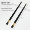 NHZHIW Black Alloy Chopsticks
