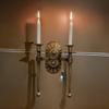 Antique European Styles Metal Candle Sconce Wall Mount Candle Holder Candlestick for Living Room and Wedding Decoration