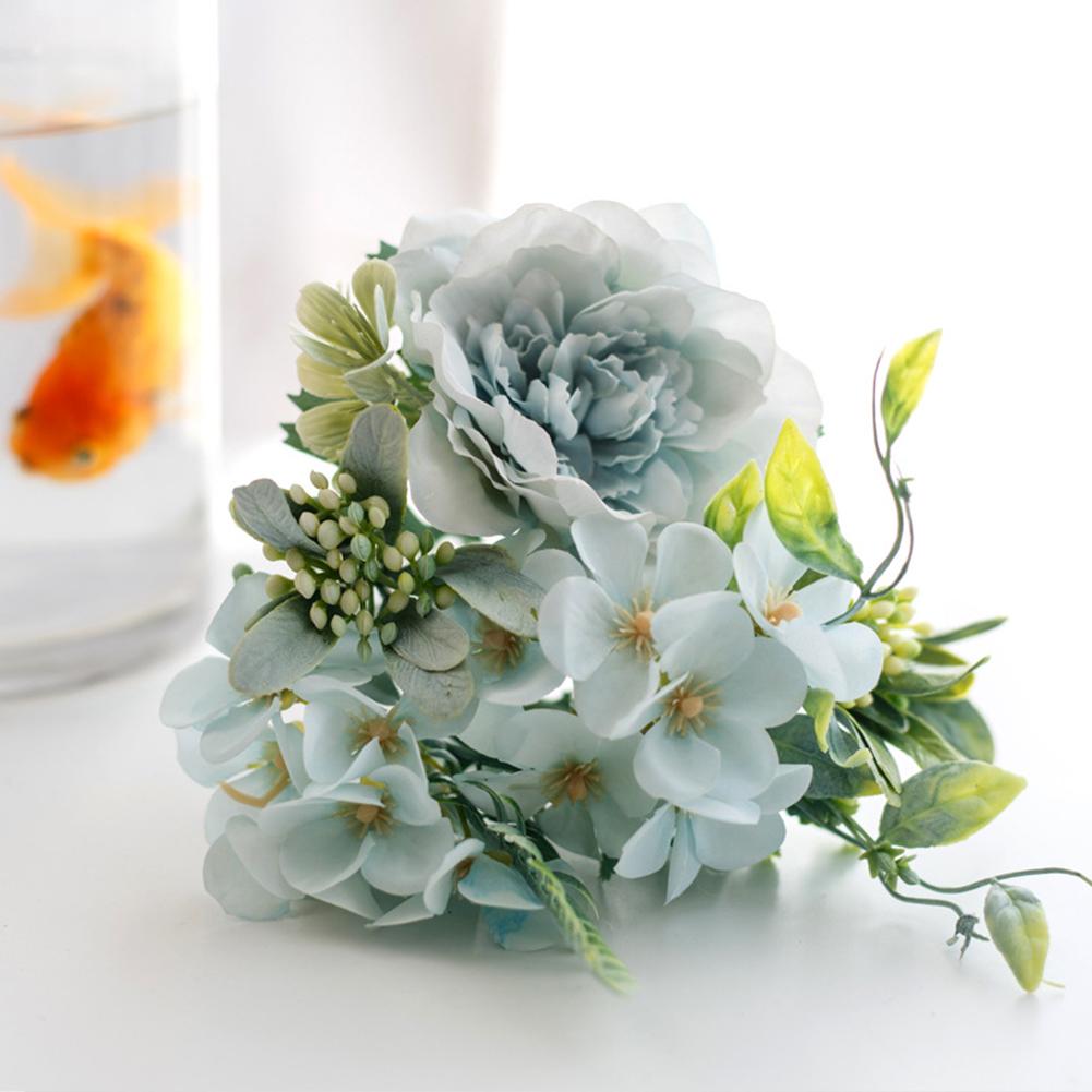 Artificial Rose Bouquet For Wedding Household Decoratiove Ornaments Photographic Props