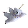 Soft Cartoon Bear Plush Pendant Bear Ornament Bear Key Pendant Bear Bag Pendant Suitable for Bedside or Rearview Lens