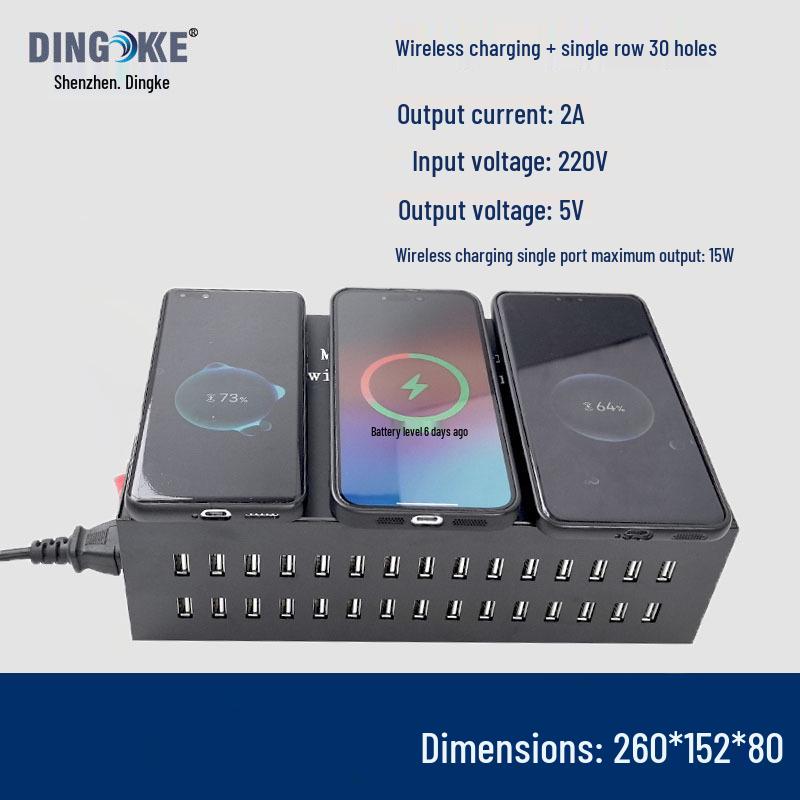 USB Multi-Port Charger: 10-100 Port Station with PD/QC3.0 Fast Charging - Charger King