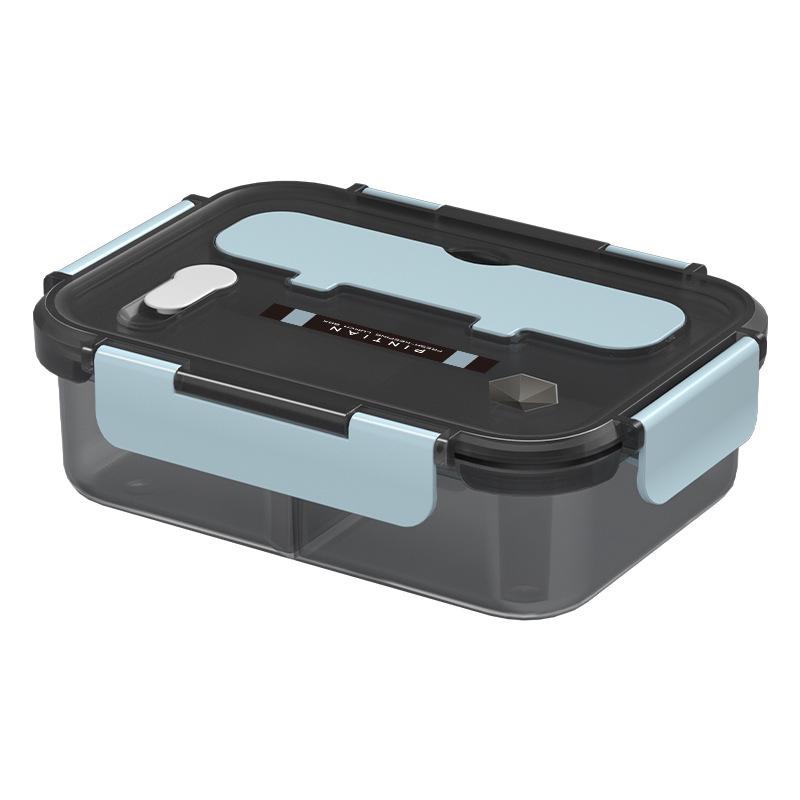 Microwave Safe Rectangular Lunch Box with Dividers