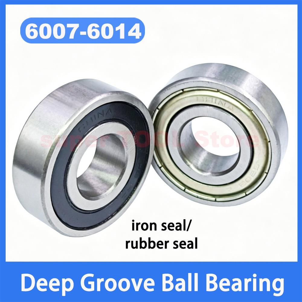 Deep Groove Ball Bearing 6007 6008 6009 6010 6011 6012 6013 6014 ZZ 2RS Metal & Rubber Sealed Precision Bearing for Machinery