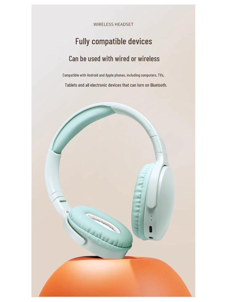 Universal Wireless Bluetooth Gaming Headset P2961 - Over-ear with Deep Bass for Music and E-sports