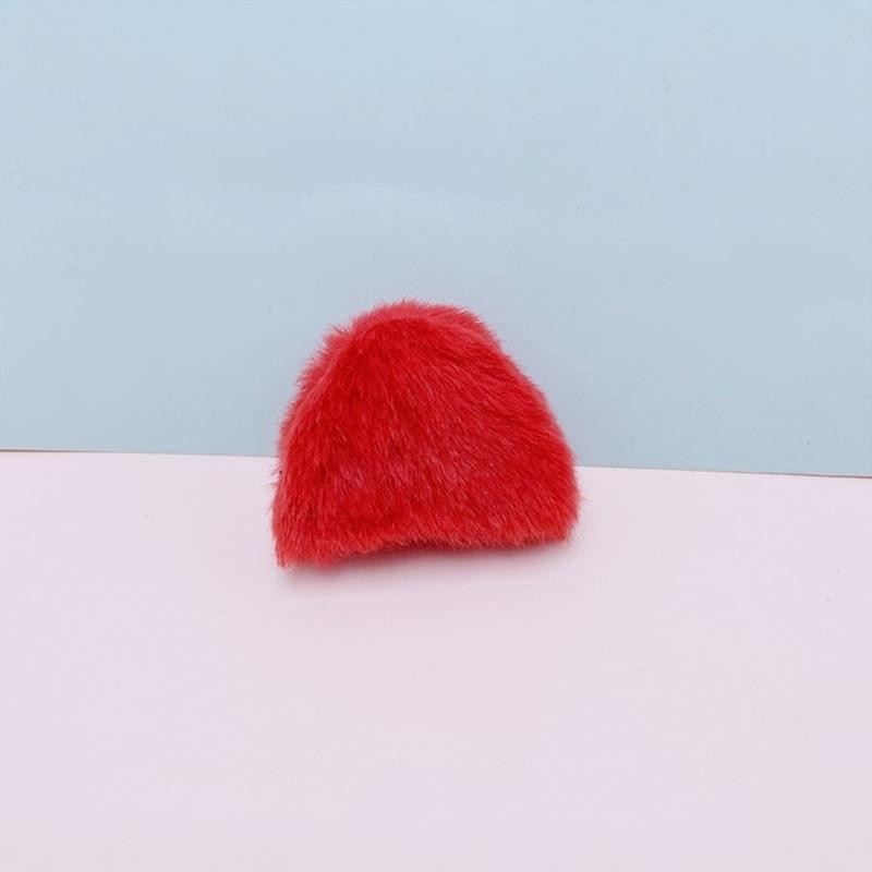 10 Pcs Handmade DIY Hair Clips Cat Ears Lovely Furry Hair Barrettes Hairpin for Creative Hair Styling Accessories