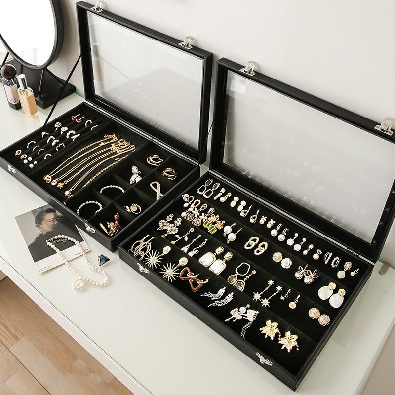 Jewelry Storage Box Earrings Earrings Necklace Jewelry Box Earrings Ring Bracelet Exquisite Jewelry Box Display Box