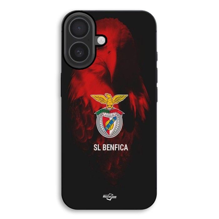Coque de téléphone - MANIACASE - iPhone 17 - Silicone TPU - Noir - Motif Aigle
