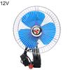 DYS Auto Shop 12/24V Mini Summer Car Low Noise Air Conditioner Rotatable Clip Cooling Fan