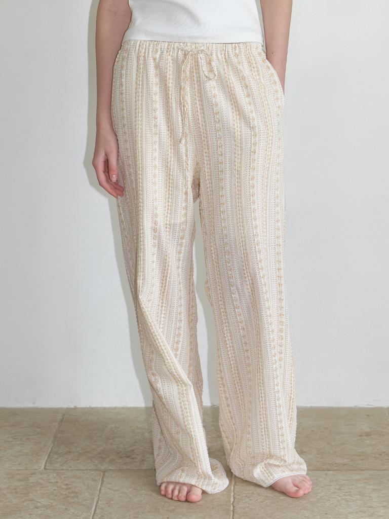 Liel Liv Banding Pants (Beige)