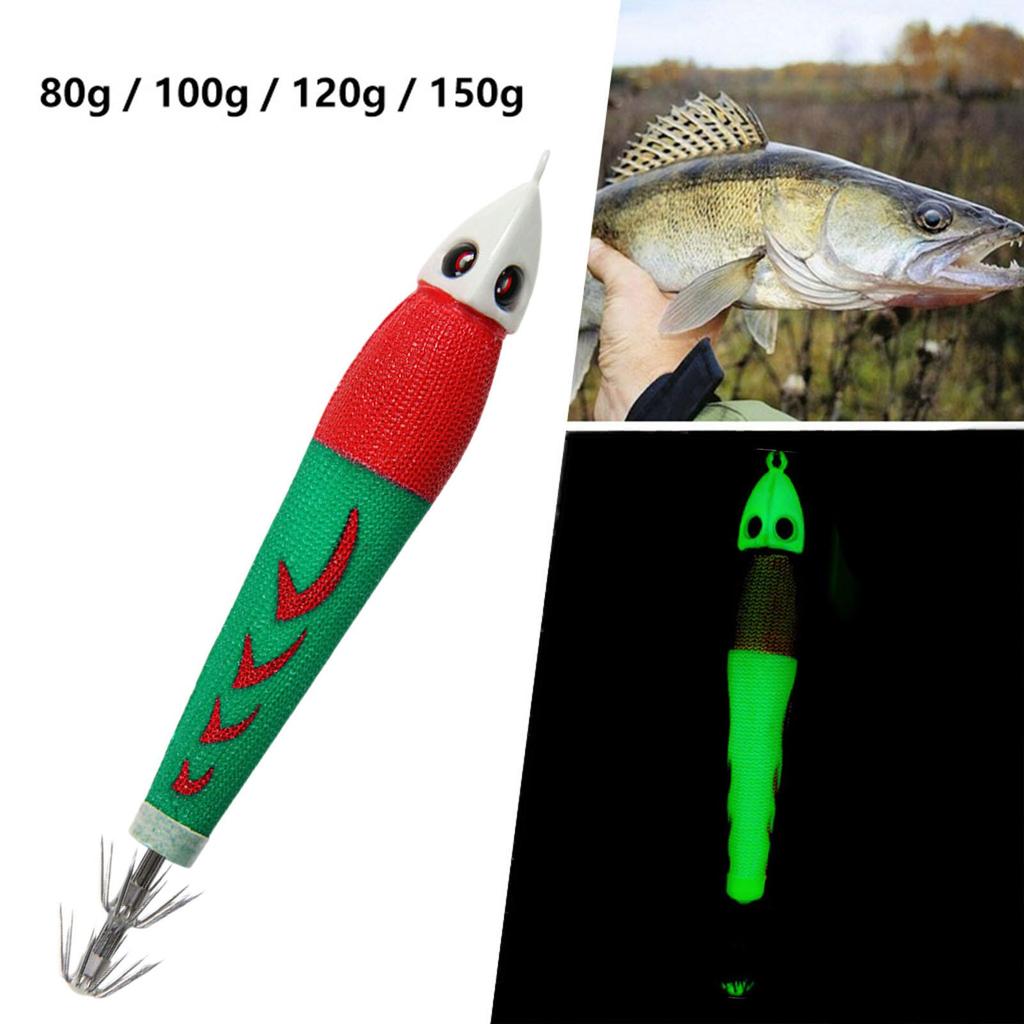 Luminous Squid Jig Hook for Sea Fishing Boat Fishing Squid Fishing Hook