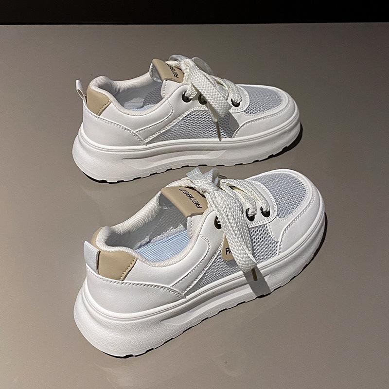 Mesh platform shoes children's summer thin breathable versatile new casual heightening lightweight board shoes