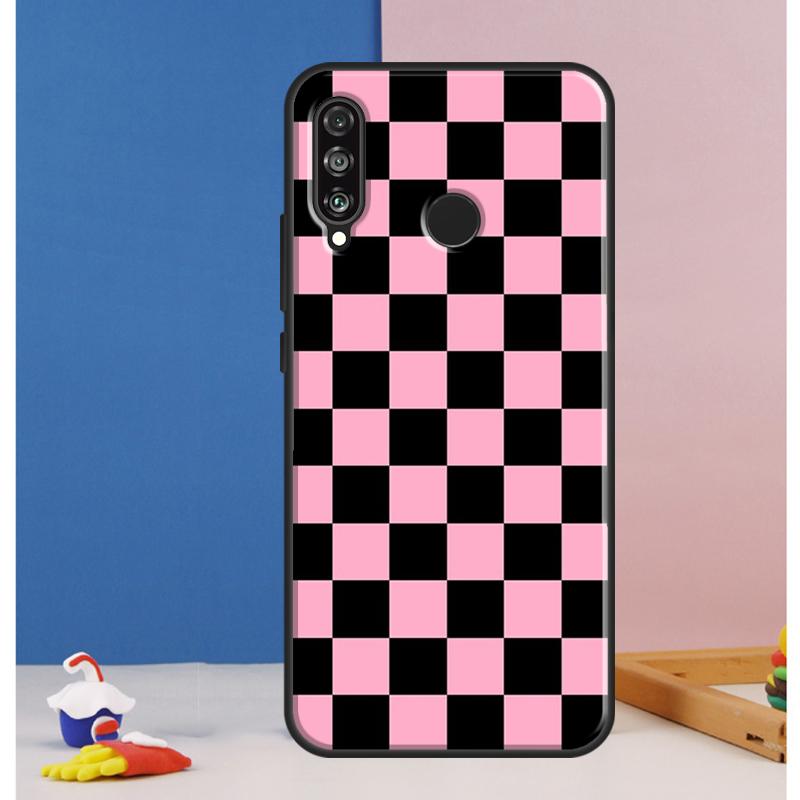 Checkerboard Checkered Board Case For Huawei Nova 10 9 SE 8i 11i 12i 12s Y60 Y61 Y70 Y90 Y72 Y73 Y91 P60 Pro P30 P40 Lite