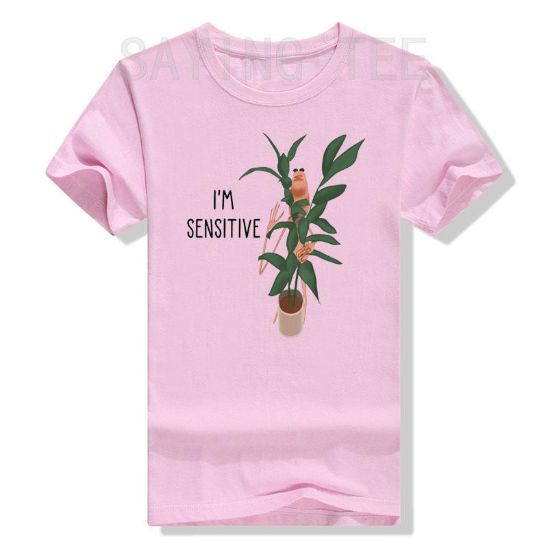 Marcus The Worm I’m Sensitive Funny Meme Brain Rot T-Shirt Y2k Plants Lover Graphic Outfit Gardening Lover Saying Tee Novelty