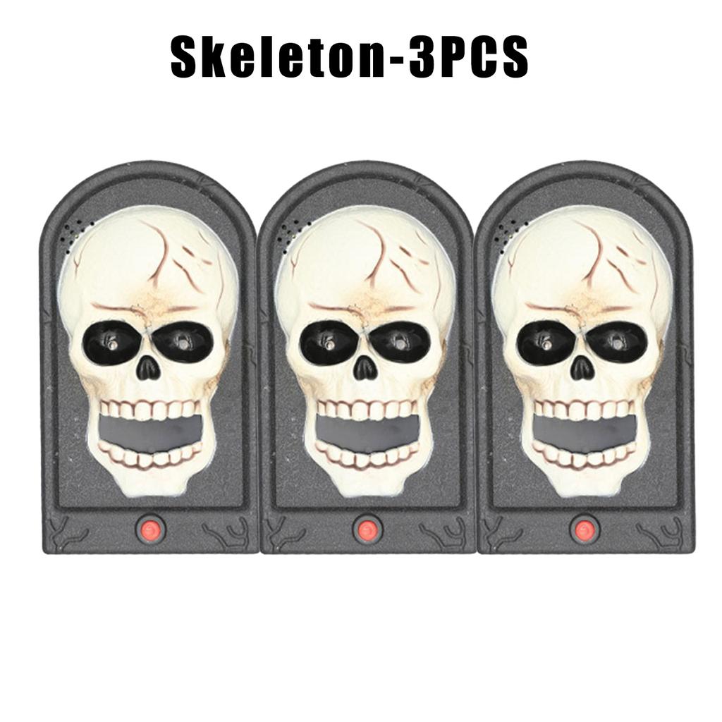 Halloween Doorbell Jump Scare Motion Activated Screaming Prank Prop Wireless Sound Effects Haunted House Terror Tech