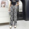2023 Women's Plus Size Summer Rayon Nine-Point Casual Wide-Leg Pants