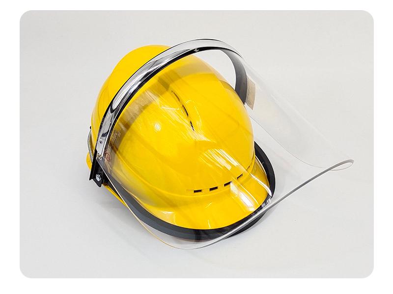 Transparent Electric Welding Face Mask with Helmet - Organic Glass Shield for Splash Protection