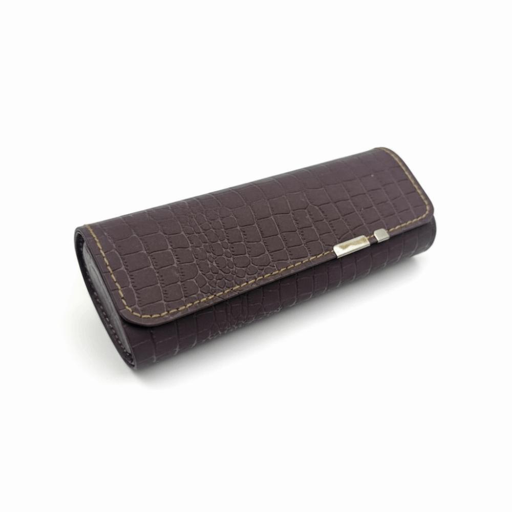PU Glasses Case British Style Eyeglass Case Portable Glasses Storage Box for Men Women