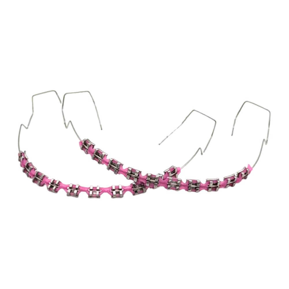New Metal Wires Bracket Dental Fake Braces With/no Storage Box Colored Dental Decor Braces Dental Fashion Decoration Dental Tool