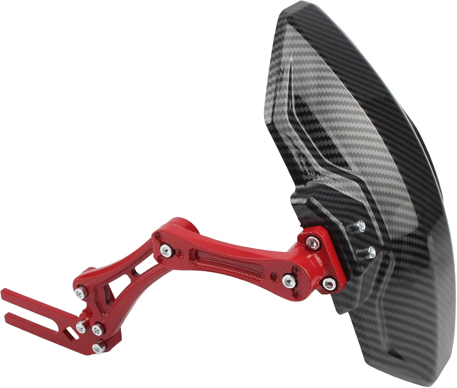 

Motorcycle Wheel Rear Mudguard,Rear Cover Compatible with Universal Motorbikes Scooter Extender Accessories-Red красный