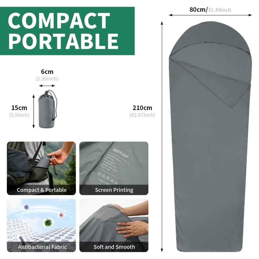 Ultralight Sleeping Bag Inner Liner Single Size Travel Sleeping Bag Camping Sheet  Camping Use