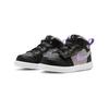Air Jordan 1 Mid ALT SE Toddler 'Houndstooth' (Unisex) Black / White / Metallic Silver / Lilac Toddler Shoes DO2492 015