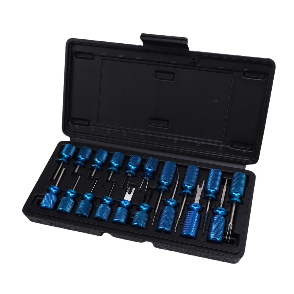 19 Pcs Electrical Terminal Removal Kit Aluminum Stainless Steel Universal Fit Wire Harness Pin