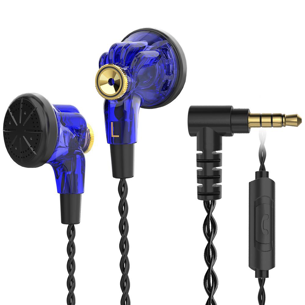 PT03 Wired Music Headphones, Flat Head Earbuds, Computer Mobile Phone, Universal HiFi