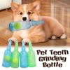 Pet Chew Toy Beer Bottle Dog Sound-Making Chew-Resistant Teething Toys Empty Bottle or with Tennis Ball Pets Interactive Toys