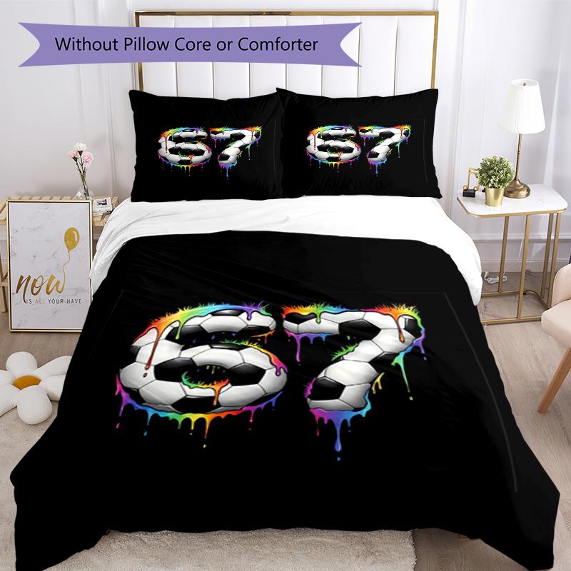 3pcs 67 Bedding Set Duvet Cover Closure Includes 1 Duvet Cover & 2 Pillowcases, Soft and Comfortable for All Seasons.