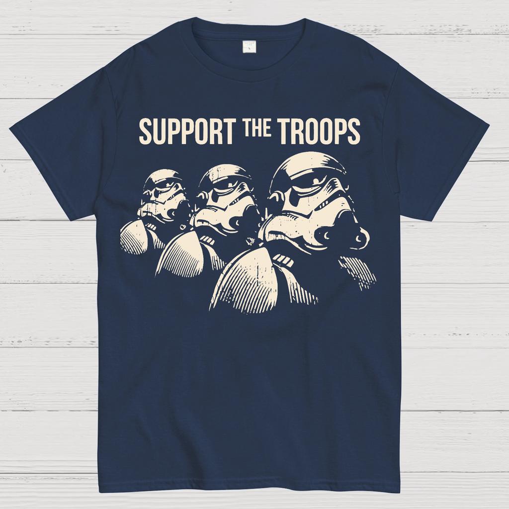 Support The Troops Cotton Summer Casual Cool Loose T-Shirt