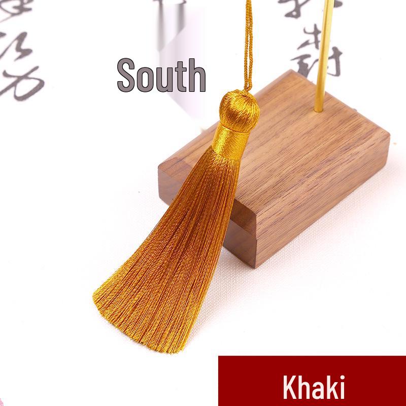 8cm Short Tassel Pendant USB Drive - 32 Colors Ice Silk Bookmark