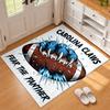 Carolina Panthers Carpet Door Mat for Living Room or Bedroom Protective Mat Under Chair Office Decoration Christmas Gift Birthday Present