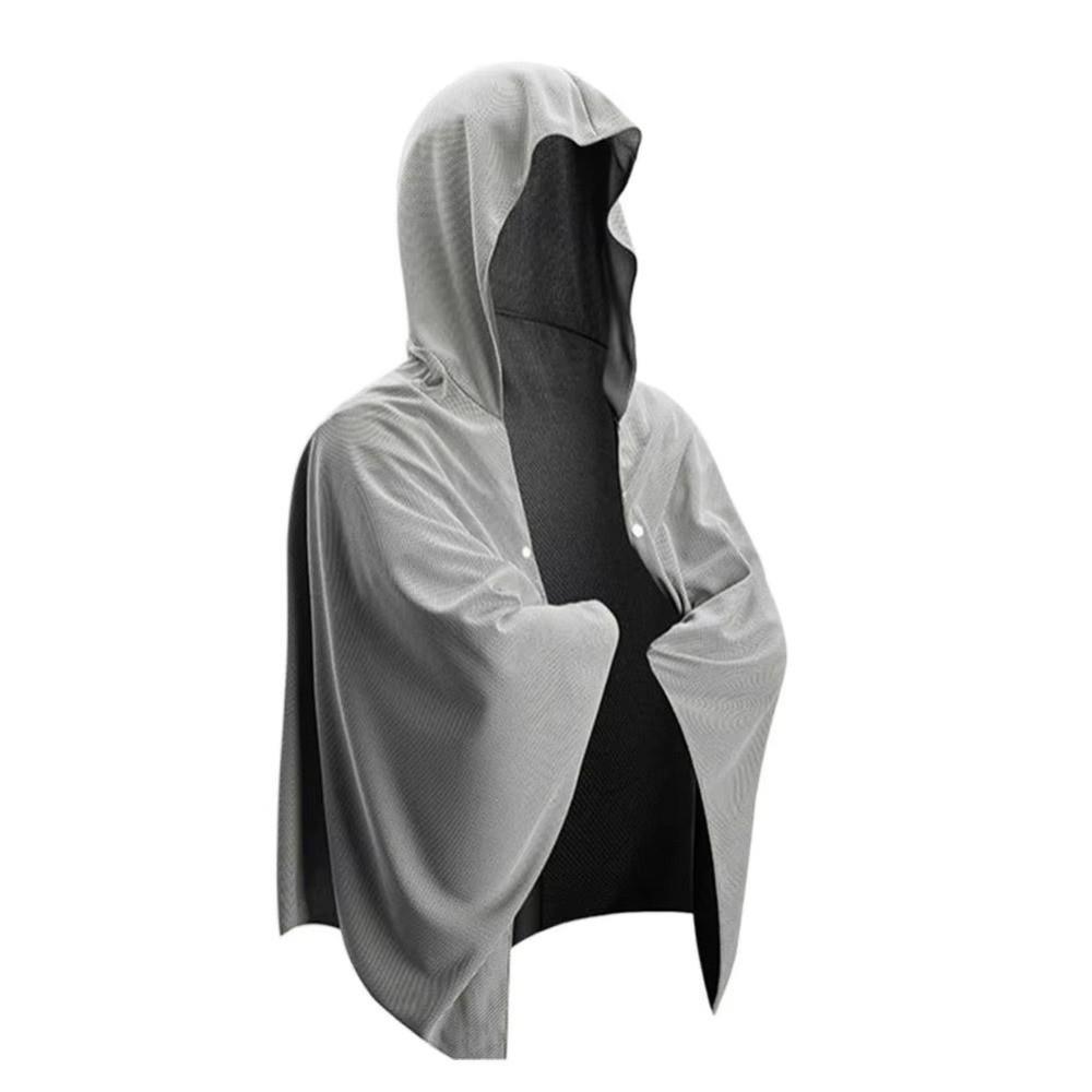 Soft Material Sun Protection Poncho Breathable Hoodie Beach Towel  Outdoor Sports Cycling Driving
