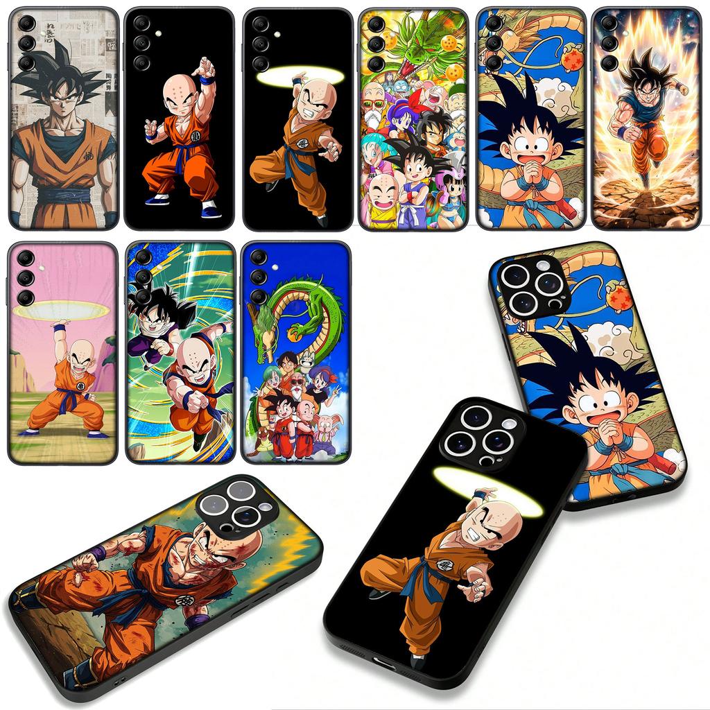 for Apple iPhone 17 16 11 Pro XS Max XR 6 7 8 Plus 16E SE 2020 Air 5 SE2 Phone Case krillin Dragons Gokus Balls DragonBalls