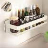 Wall Mount Spice Rack With Removable Shelves For Kitchen Organization And Storage