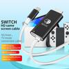 4K 1080P Type C To HDMI Cable for Nintendo Switch with 100W PD Charging Compatible with Laptop Tablet Mobile Phone Steam Deck