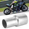 Motorcycle Exhaust Connector Adapter, Universal Exhaust Pipe Adapter, 51mm/38mm, Universal Pipe Converter, Abrasion Resistant,