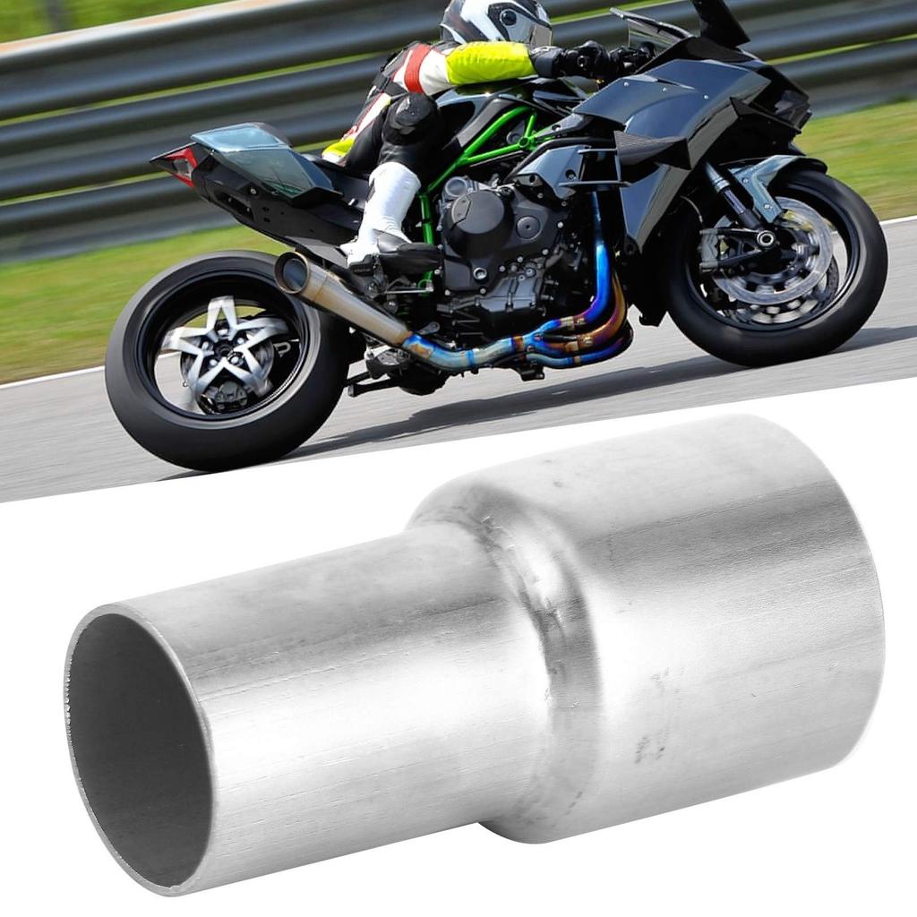 Motorcycle Exhaust Connector Adapter, Universal Exhaust Pipe Adapter, 51mm/38mm, Universal Pipe Converter, Abrasion Resistant,
