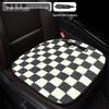 Plaid Heated Car Seat Cushion for All Seasons - Single Seat Interior Accessory.