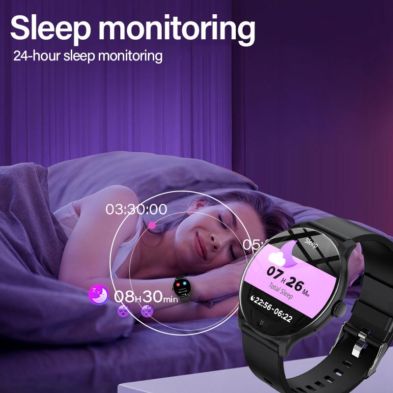 LXASFIT Novo Smartwatch Monitor de Frequência Cardíaca Sono Saúde Bluetooth Chamada Relógio Inteligente Esportivo Feminino para Android IOS