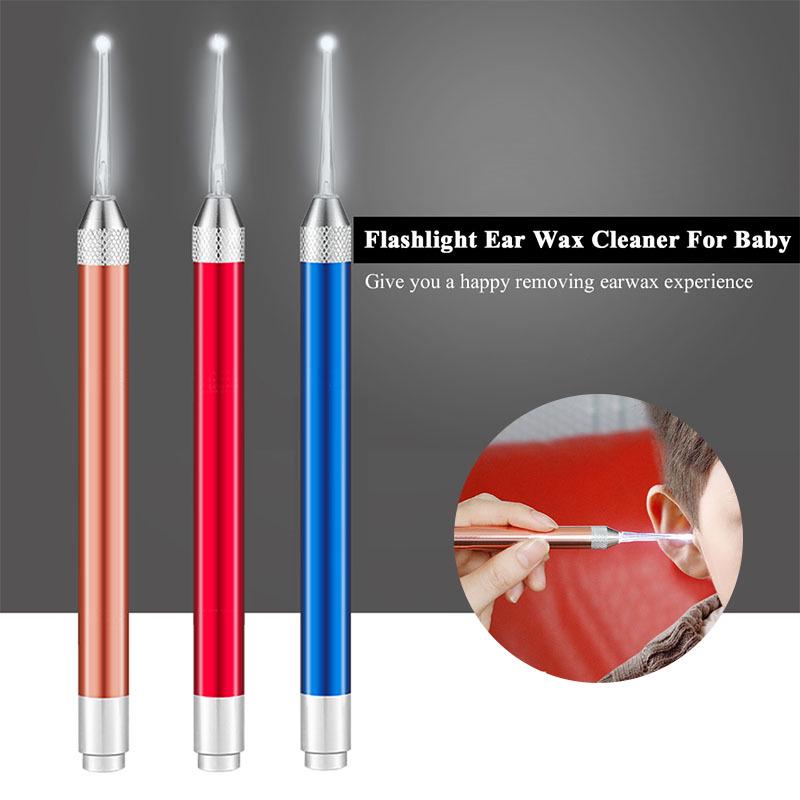 Buy Adults Kids Luminous Ear Wax Cleaner Flashlight Earpick Earwax